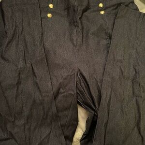 Rafaella Ladies Black Dress Pants with Gold Buttons